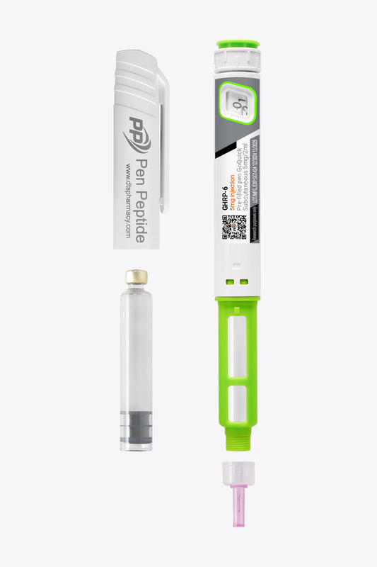 Péptido GHRP 6 en una pluma