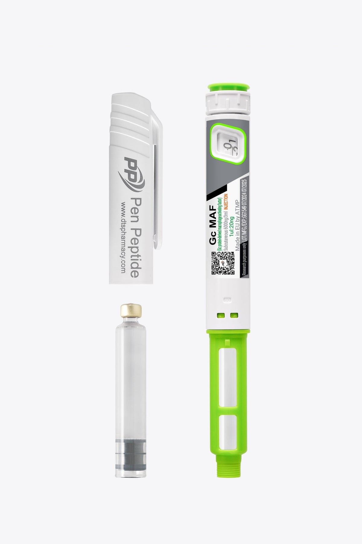 Péptido Gc MAF 6000ng en una pluma