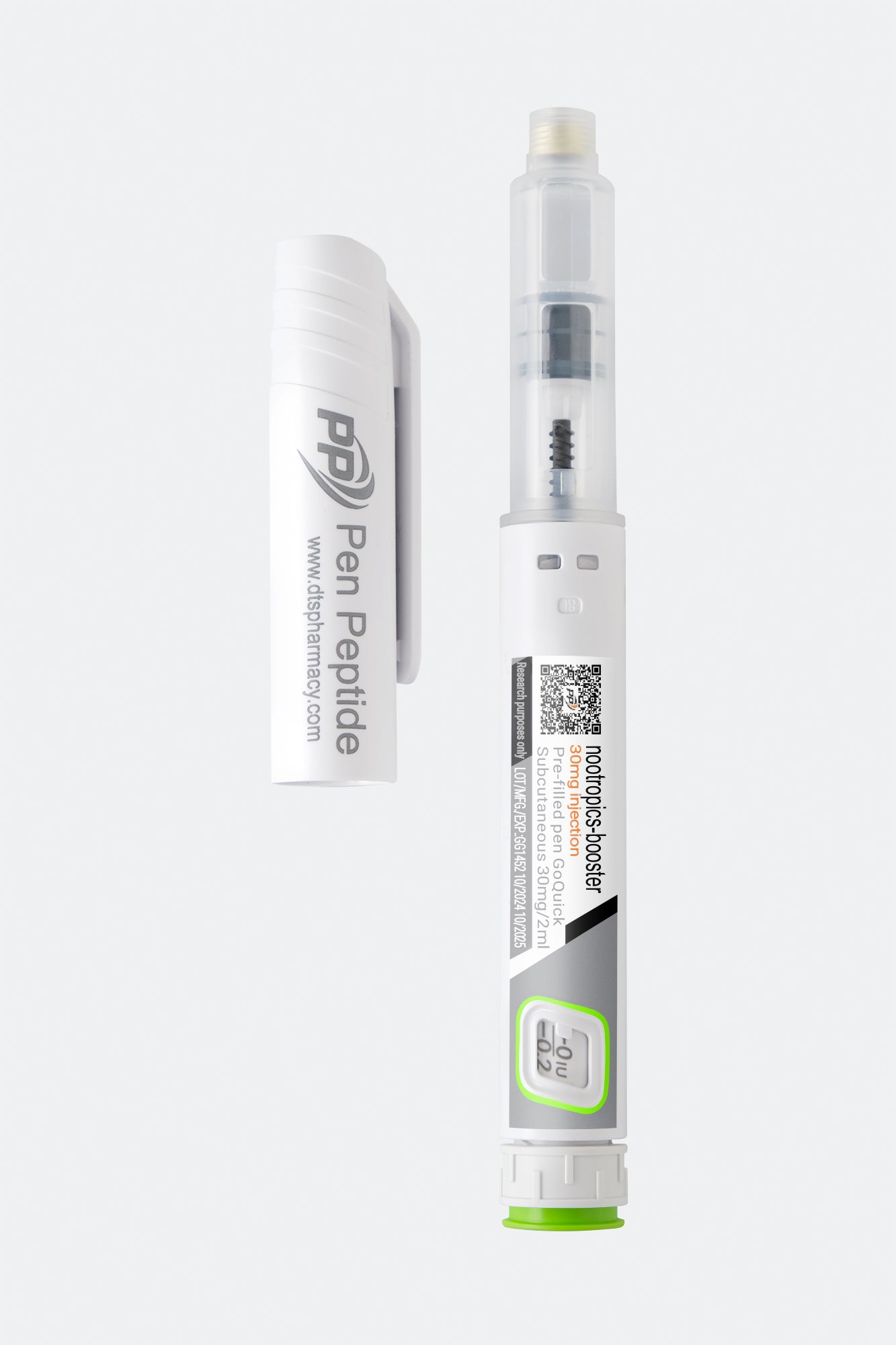 Péptido Nootropics Booster (ac-semax-nh2) en una pluma