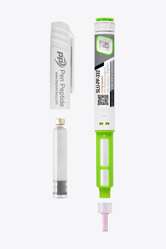 Pluma SLU-PP-332 1.5mg - fórmula estabilizada para administración subcutánea.