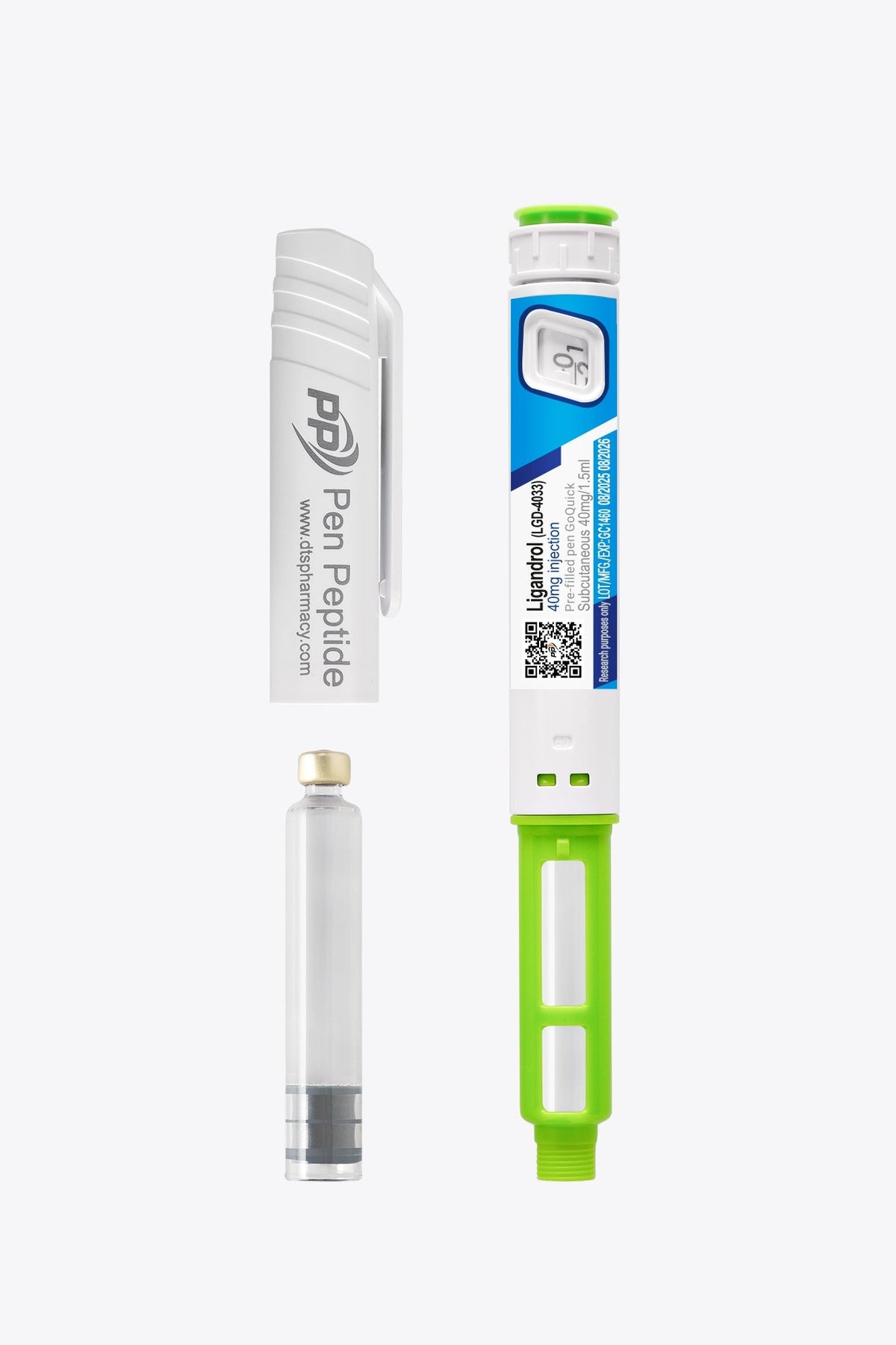 Ligandrol LGD4033 SARM en pen para aplicación subcutánea con fines de investigación