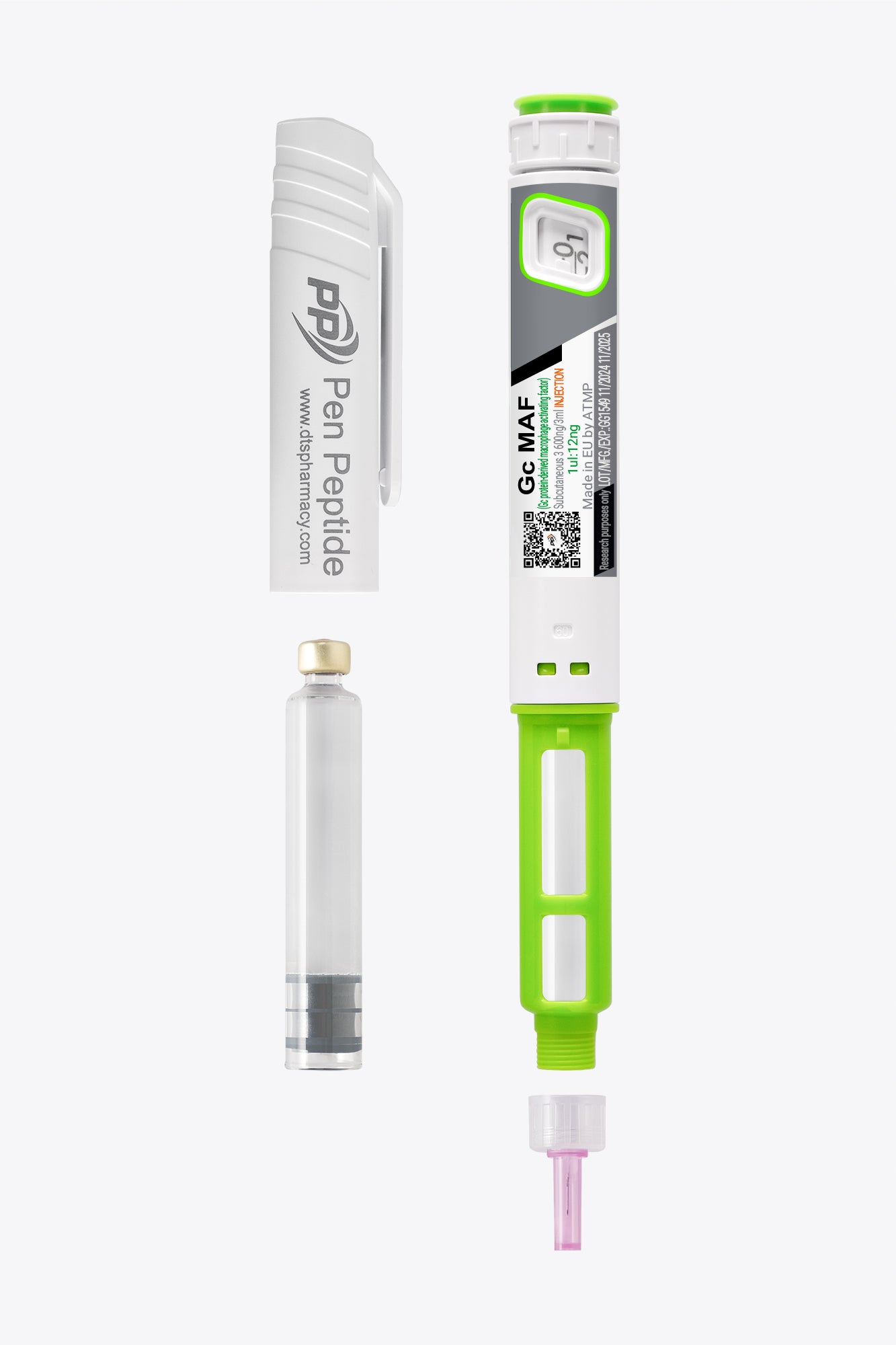 Péptido Gc MAF 3600ng en una pluma