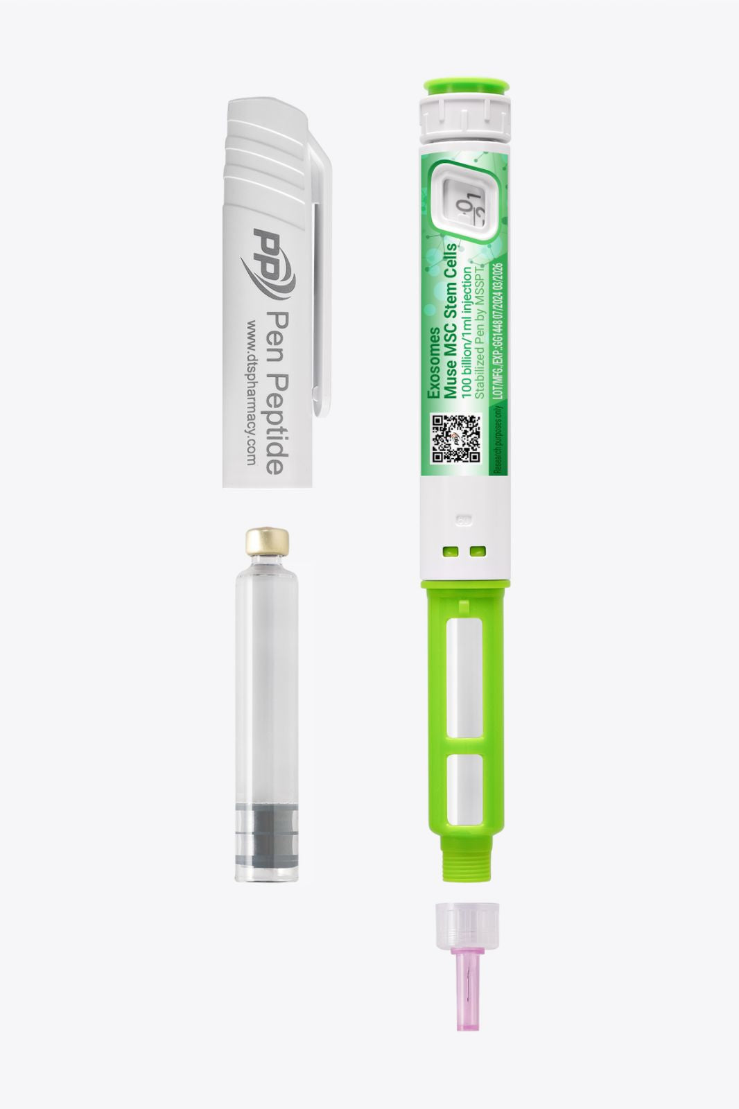 Exosomas en pluma para inyección subcutánea 100 BIL