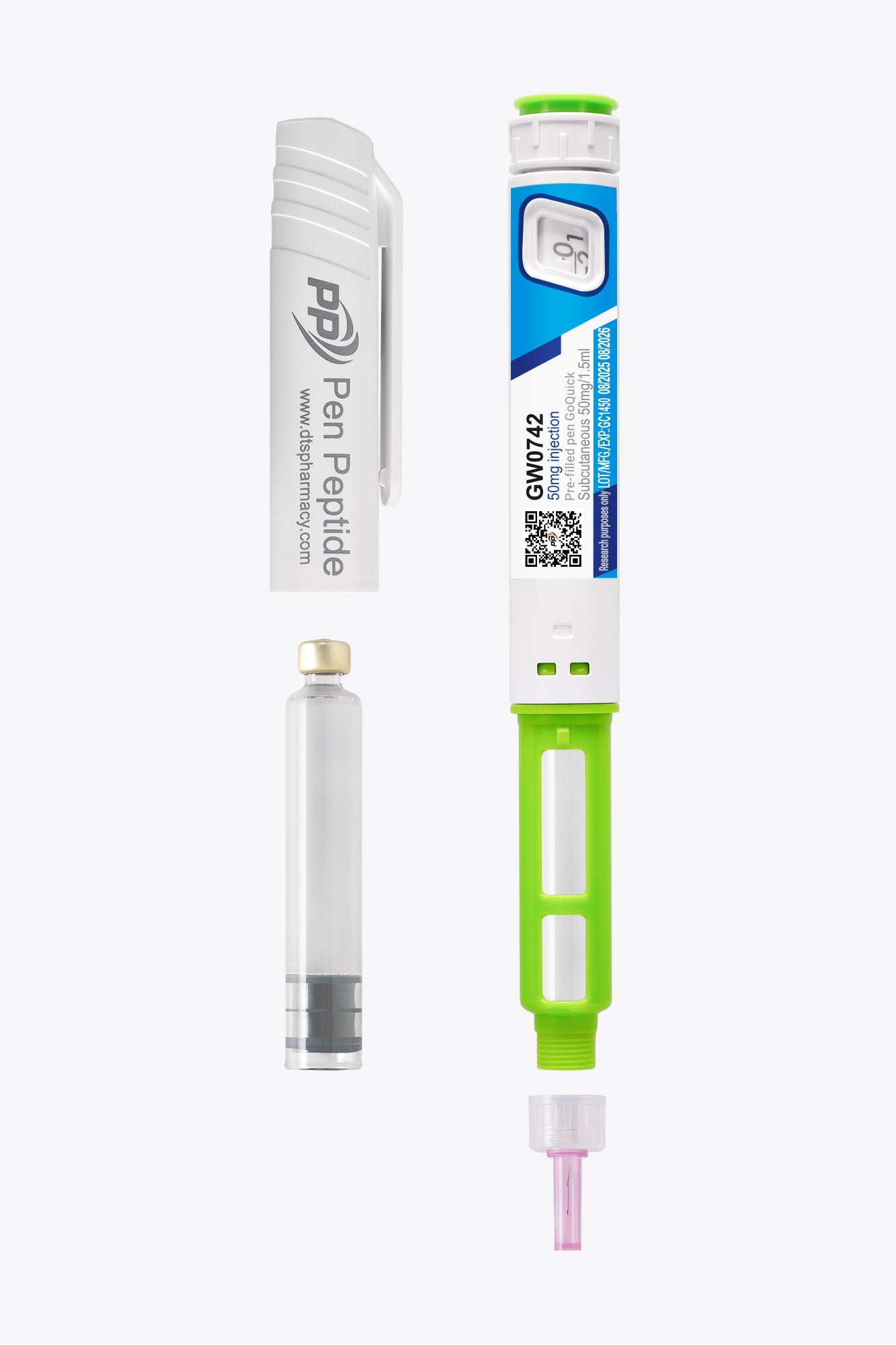 GW0742 SARM en pen para aplicación subcutánea con fines de investigación